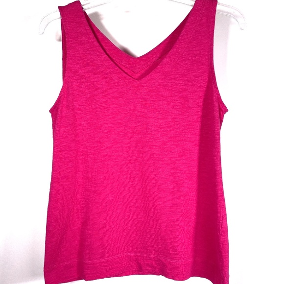 Chico's The Ultimate Tee Sleeveless V-Neck T-Shirt Tank Top Small - Picture 1 of 5